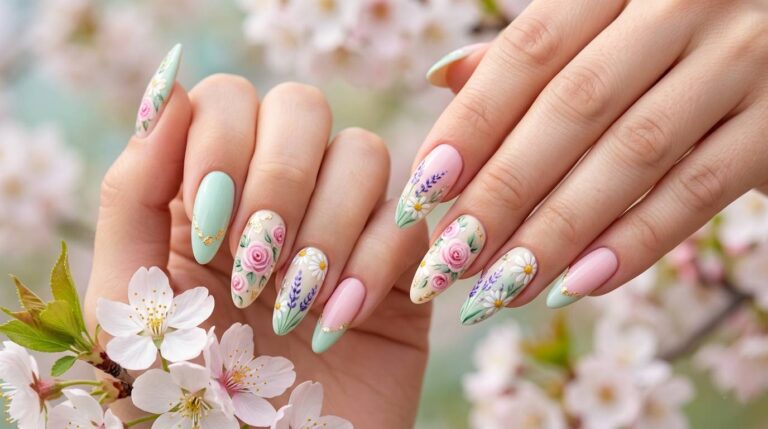 Frühling Nägel Pastell 2026 Nageldesign